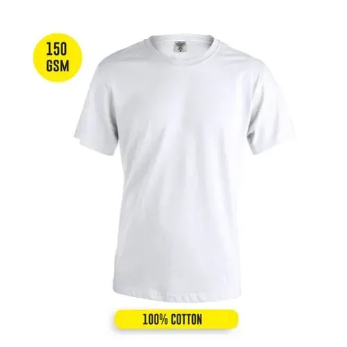 Camiseta Keya MC 150 de algodón blanca ref 5856 - 03