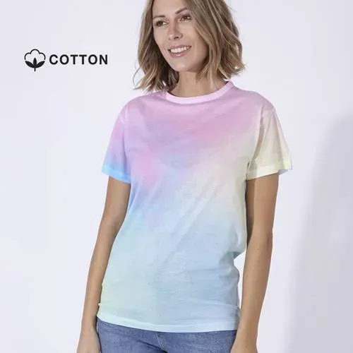 Camiseta unisex estampado arcoíris suave y duradera ref 8001