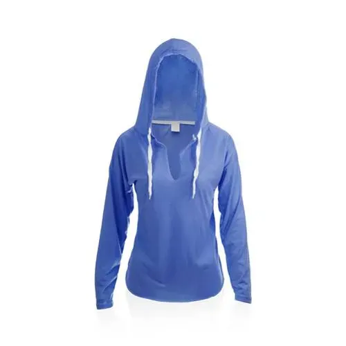 Camiseta de manga larga unisex con capucha ajustable ref 4719