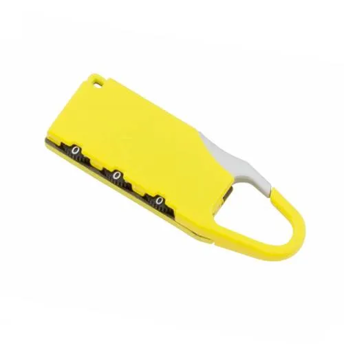 Candado de seguridad metálico con combinación bicolor ref 4377