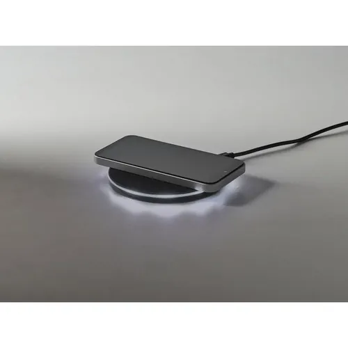 Cargador inalámbrico rápido 10W con retroiluminación ref 97908 - Negro