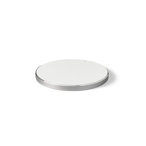 Cargador inalámbrico rápido de aluminio 10W ref 97907 - Blanco