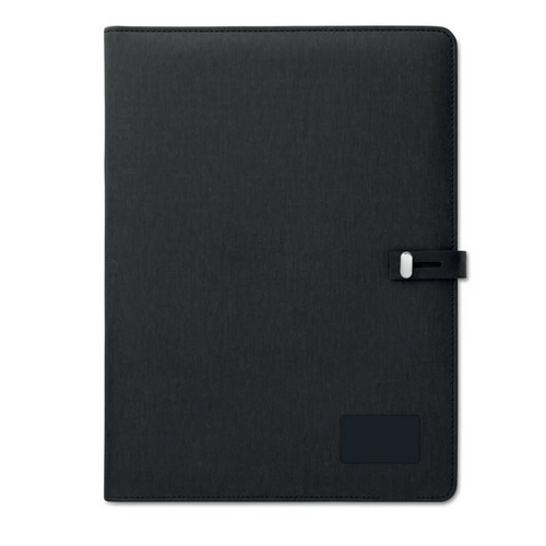 Porta folios A4 en lino PU con cargador inalámbrico ref MO9401