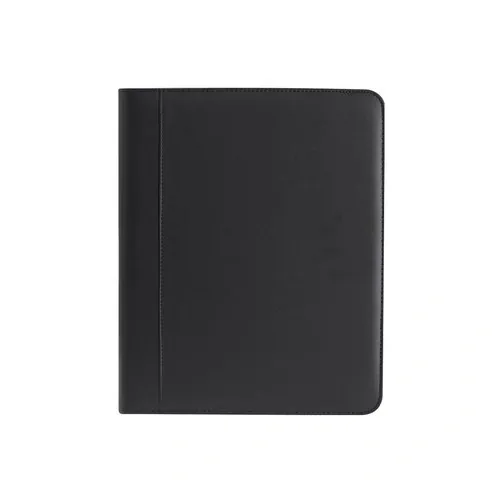 Carpeta Wonar elegante con cremallera y bloc de notas ref 22199 - Negro
