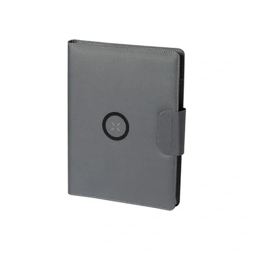Carpeta multifunción con cargador inalámbrico 10W ref 1465 - Gris