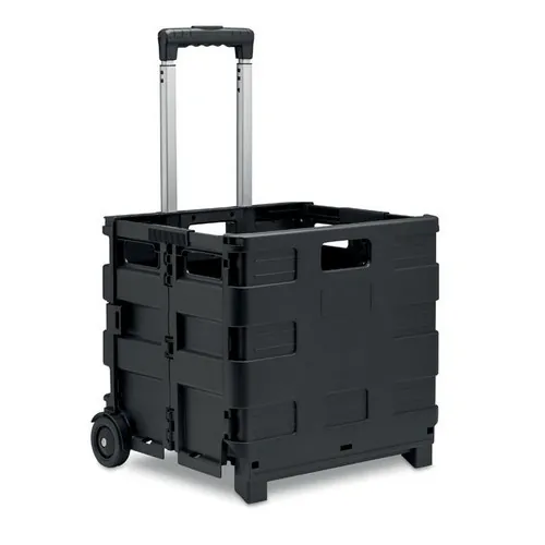 Carro de compras plegable con asa de acero ref MO6746 - Front Negro