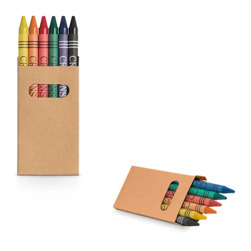 Cera de colores en caja de cartón ideal para manualidades ref 91754