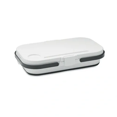 Cesta de picnic plegable de silicona con tablero ref MO2227 - 7 Blanco