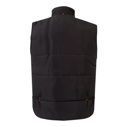 Chaleco acolchado bicolor con siete bolsillos ref 36082 - Negro 03