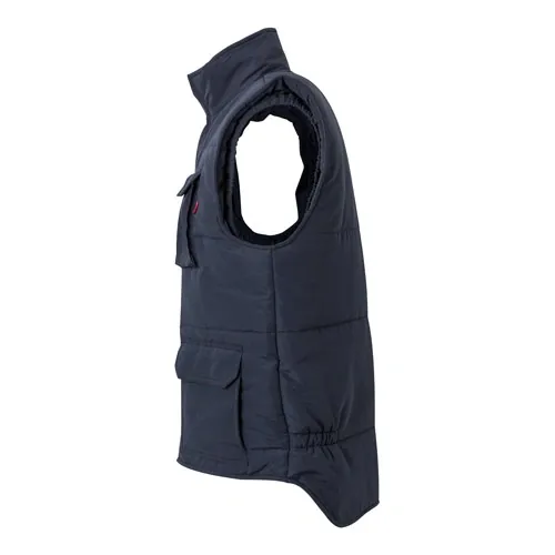 Chaleco acolchado multibolsillos con cierre oculto ref 36047 - Azul Marino 02