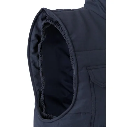 Chaleco acolchado multibolsillos con cierre oculto ref 36047 - Azul Marino 04