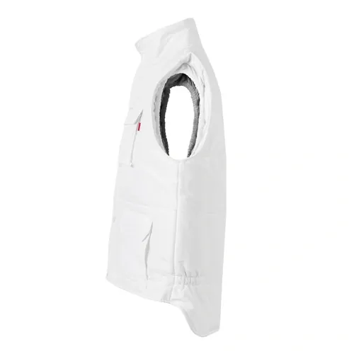 Chaleco acolchado multibolsillos con cierre oculto ref 36047 - Blanco 02