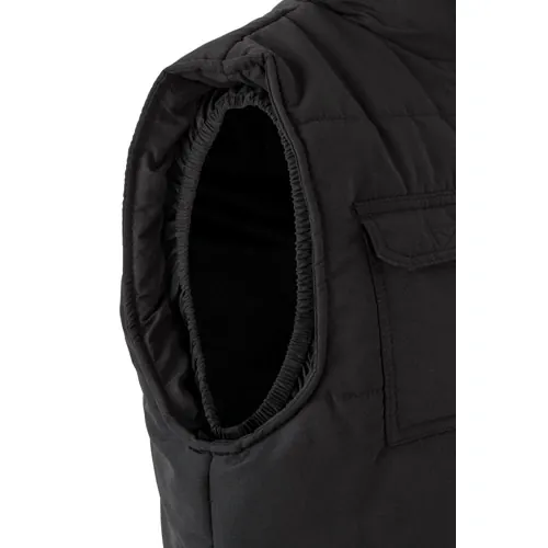 Chaleco acolchado multibolsillos con cierre oculto ref 36047 - Negro 04