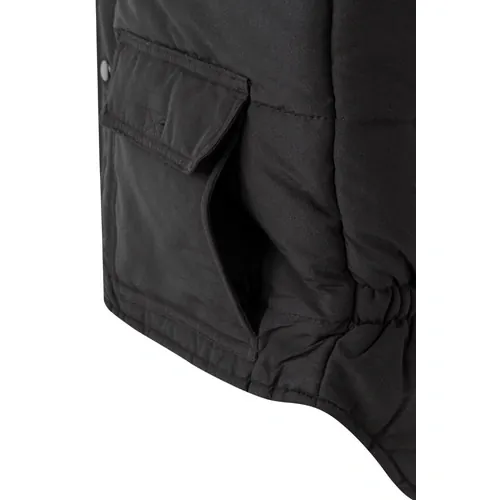 Chaleco acolchado multibolsillos con cierre oculto ref 36047 - Negro 05