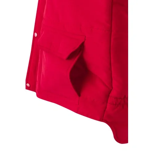 Chaleco acolchado multibolsillos con cierre oculto ref 36047 - Rojo 05