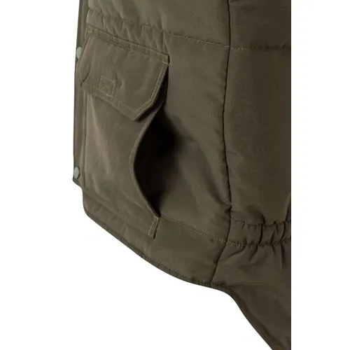 Chaleco acolchado multibolsillos con cierre oculto ref 36047 - Verde Militar 05