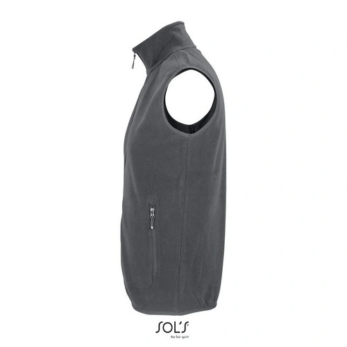 CHALECO DE MICROFIBRA UNISEX CON CREMALLERA REF S03822