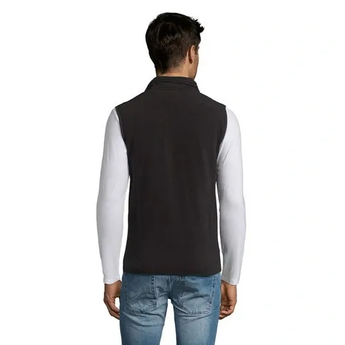 chaleco polar unisex anti peeling con 3 bolsillos ref S51000 - Back Negronegro Opaco