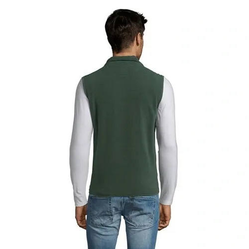 chaleco polar unisex anti peeling con 3 bolsillos ref S51000 - Back Verde