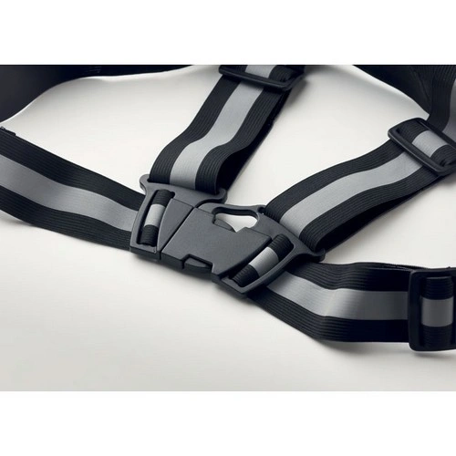 Chaleco reflectante ajustable 360 bandas plateadas ref MO6445