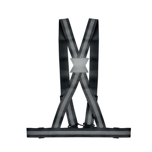 Chaleco reflectante ajustable 360 bandas plateadas ref MO6445