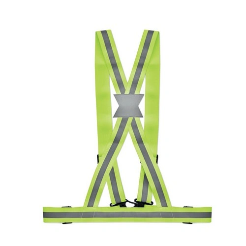 Chaleco reflectante ajustable 360 bandas plateadas ref MO6445