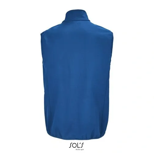 Chaleco Softshell de 3 capas reciclado impermeable ref S03825 - Azul Royal Back