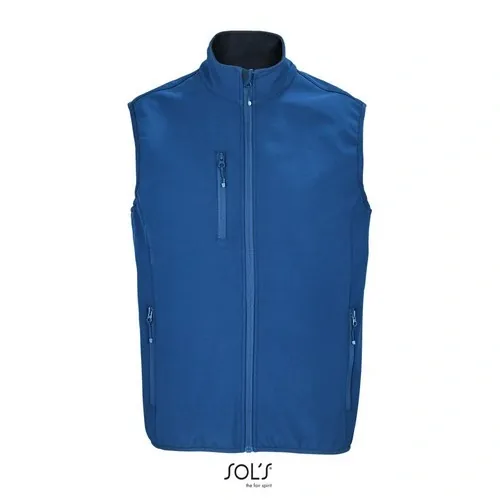 Chaleco Softshell de 3 capas reciclado impermeable ref S03825 - Azul Royal