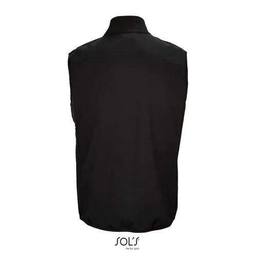 Chaleco Softshell de 3 capas reciclado impermeable ref S03825 - Negro Back