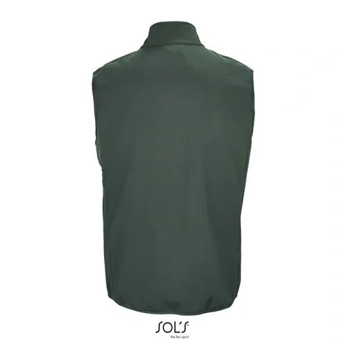 Chaleco Softshell de 3 capas reciclado impermeable ref S03825 - Verde Bosque Back