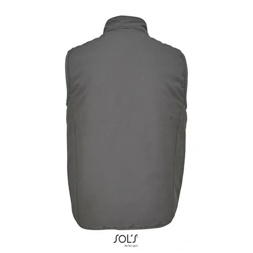 Chaleco unisex softshell forrado impermeable ref S04809 - Antracita Back