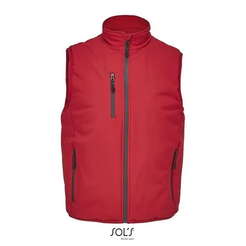 Chaleco unisex softshell forrado impermeable ref S04809 - Rojo Chili