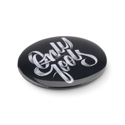 Chapa clásica pequeña con impresión personalizada ref MO9329