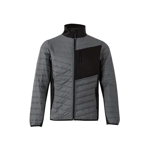 Chaqueta acolchada con cremallera y fácil personalización ref 36085 - Gris