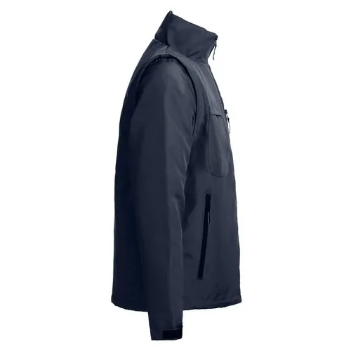 Chaqueta acolchada convertible en chaleco unisex ref 30251 - Azul Marino 03
