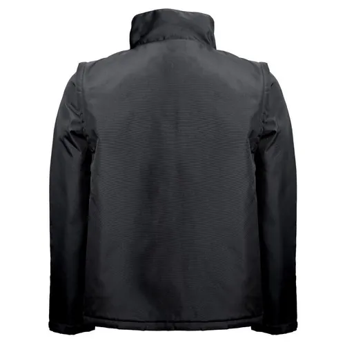 Chaqueta acolchada convertible en chaleco unisex ref 30251 - Negro 02