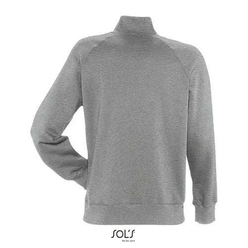 Chaqueta con cremallera entera y sin capucha 280GSM ref S47200 - Gris Mezcla Profundo Back