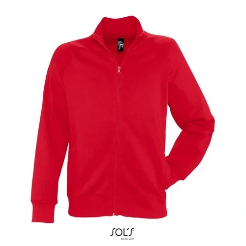 Chaqueta con cremallera entera y sin capucha 280GSM ref S47200 - Rojo