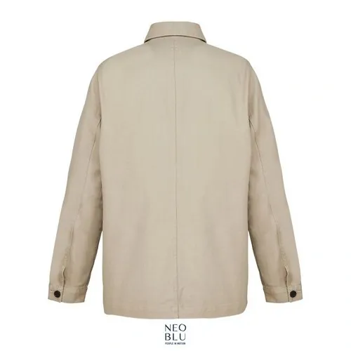 Chaqueta de trabajo unisex algodón orgánico ref S03780 - Marron Claro Back