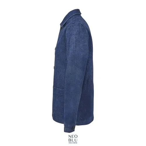 Chaqueta de trabajo unisex algodón orgánico ref S03780 - Stone Wash Side