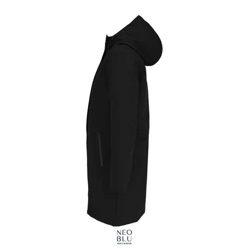 Chaqueta mujer abrigada poliéster reciclado ref S04005 - Negro Profundo Side
