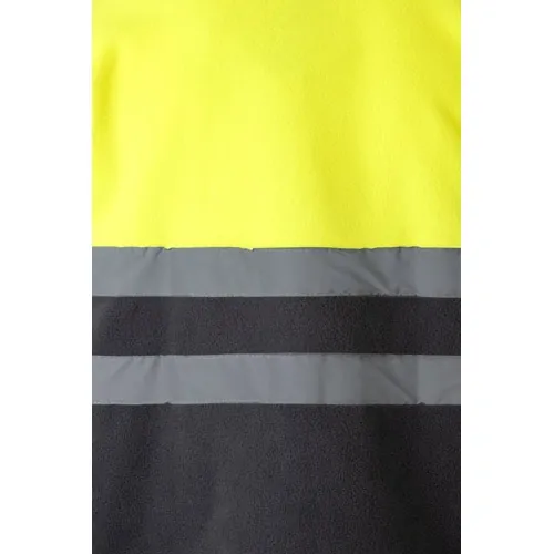 Chaqueta polar bicolor con bandas reflectantes ref 36073