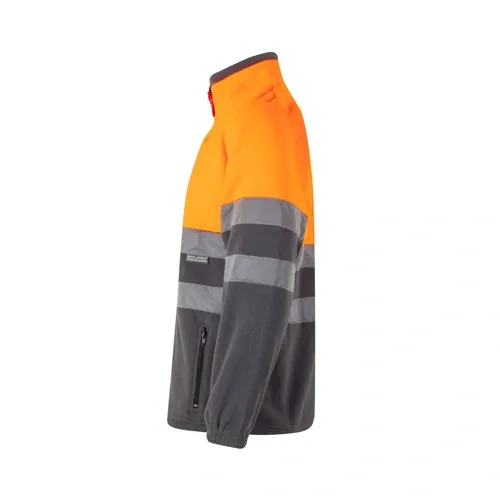 Chaqueta polar bicolor con bandas reflectantes ref 36073