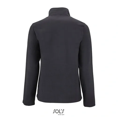 Chaqueta polar lisa poliéster con cremallera ref S02094 - Antracita Back