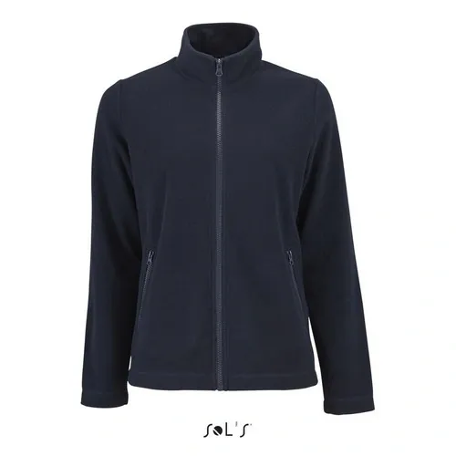 Chaqueta polar lisa poliéster con cremallera ref S02094 - Azul Marino