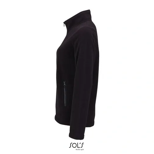 Chaqueta polar lisa poliéster con cremallera ref S02094 - Negro Side