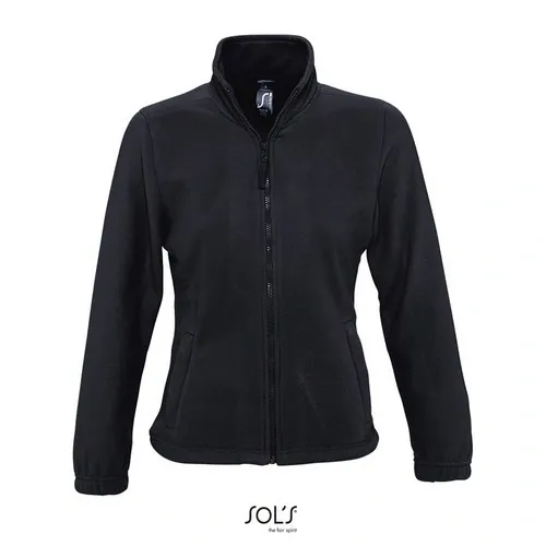 Chaqueta polar mujer anti peeling con bolsillos ref S54500 - Antracita