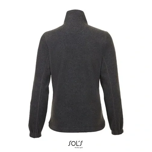 Chaqueta polar mujer anti peeling con bolsillos ref S54500 - Gris Mezcla Back