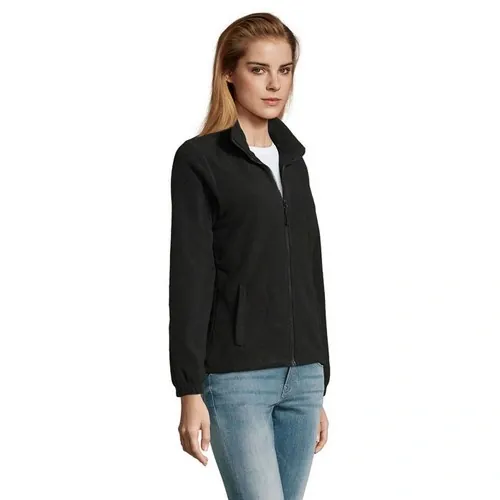 Chaqueta polar mujer anti peeling con bolsillos ref S54500 - Side Negronegro Opaco