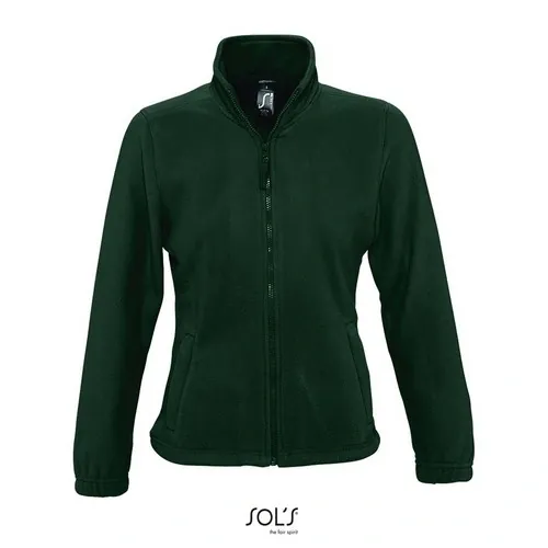Chaqueta polar mujer anti peeling con bolsillos ref S54500 - Verde Pino